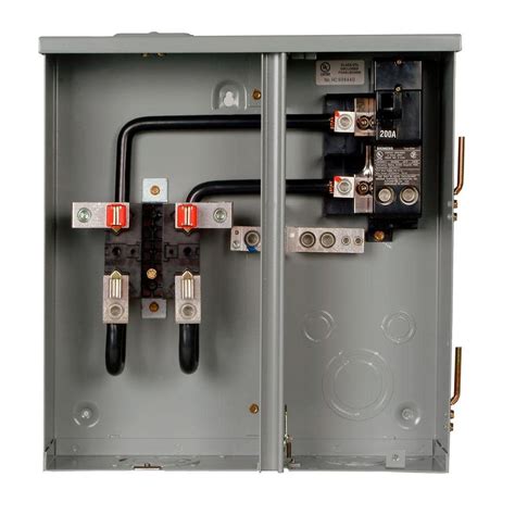 electric meter to circuit breaker box|meter socket with main breaker.